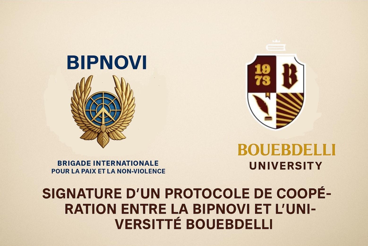 Signature d’un Protocole de Coopération entre la BIPNOVI et l’Université BOUEBDELLI